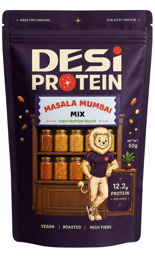 Masala Mumbai Mix 50g pack — 12.2g protein per pack